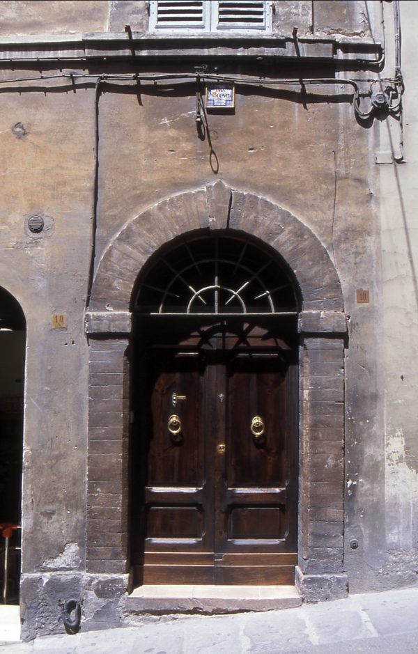 Assisi, Italy Street View of Door Fine Art Print